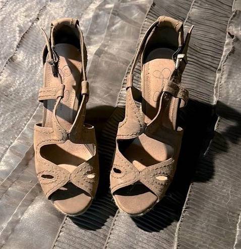 Jessica Simpson  Raffia Wedges