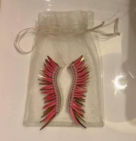 Mignonne Gavigan Bright Pink  Look alike Earings