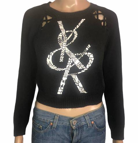 Young & reckless Young & Restless Logo Cropped Sweater 