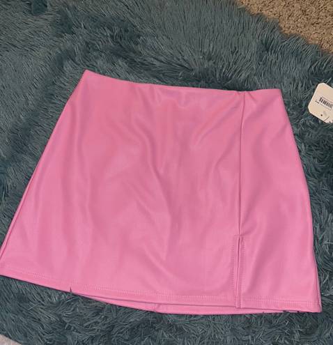 Altar'd State Altar’d State Hot Pink Mini Skirt 