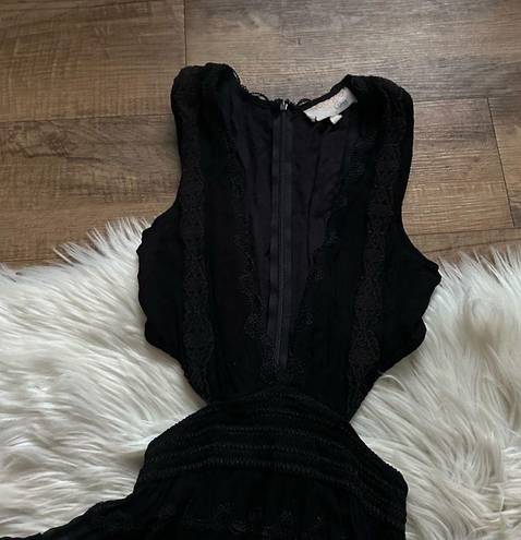 Rococo  SAND Black Lace Tessa Dress