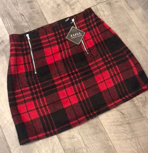 Zaful Plaid Skirt