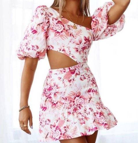 Hello Molly // Sweetest Kind Pink Floral Mini Dress