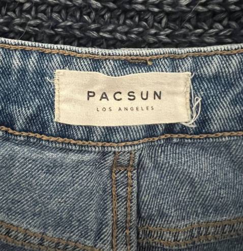 PacSun Embroidered Mom Jean Shorts