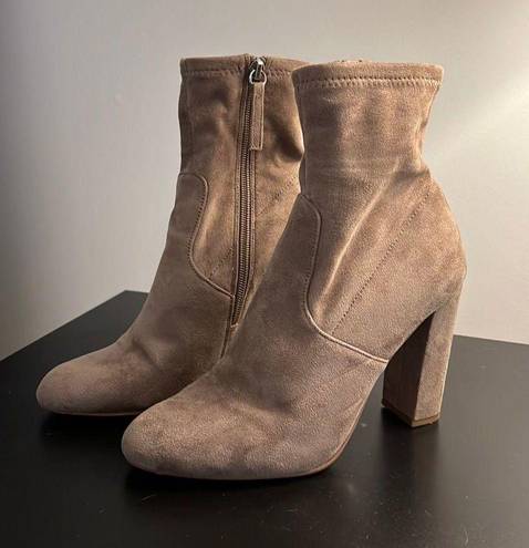 Steve Madden Echo Suede Sock Booties