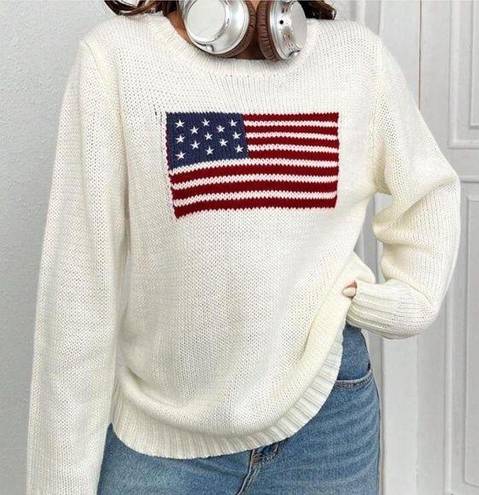 American flag sweater Size 6