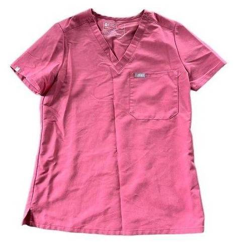 FIGS  Technical Womens Pink Scrub Top Size XS