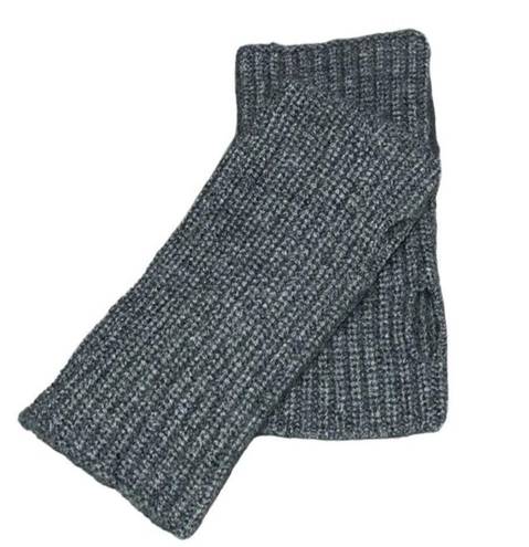 Salomon Yves  Cashmere-Wool Knit w/ Rabbit Fur Fingerless Gloves