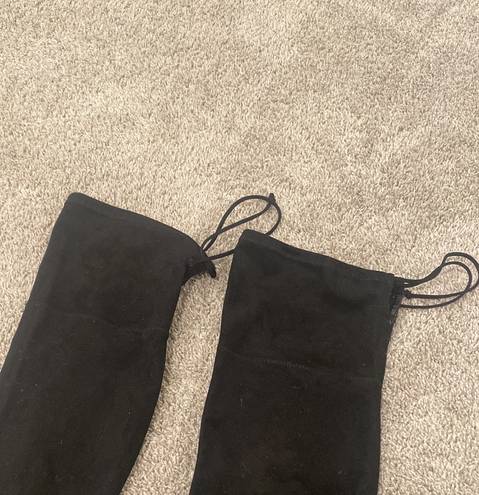 Unisa Black Over Knee Boots