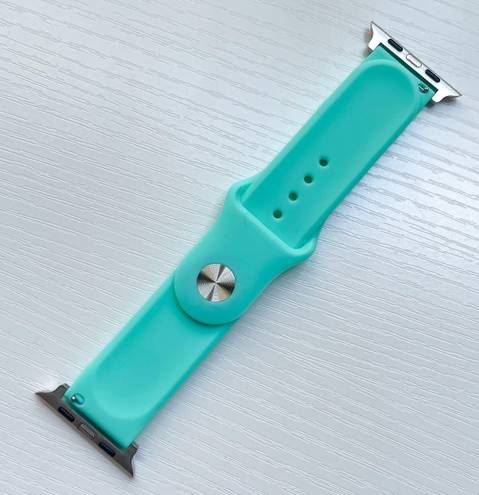 New Turquoise Apple Watch Silicone Sport Band Apple Watch Band Strap 42/44/45mm Blue