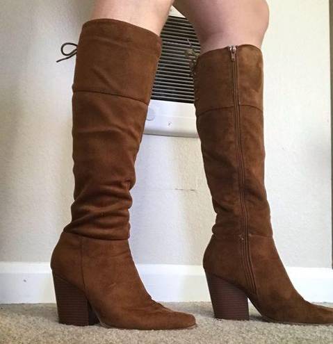 Qupid  Suede Boots Size 8.5