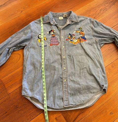 Disney Vintage 90’s  Denim Button Up