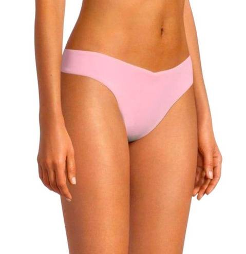 We Wore What  Delilah Mid-Rise Bikini Bottom Pink Size Large New With Tags