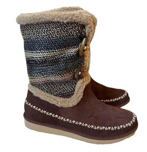 The Sak  Sasha Earth Stripe Fleece Lined Boots