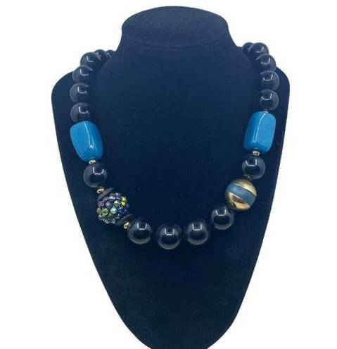 Coldwater Creek Vintage  Blue Jade Necklace