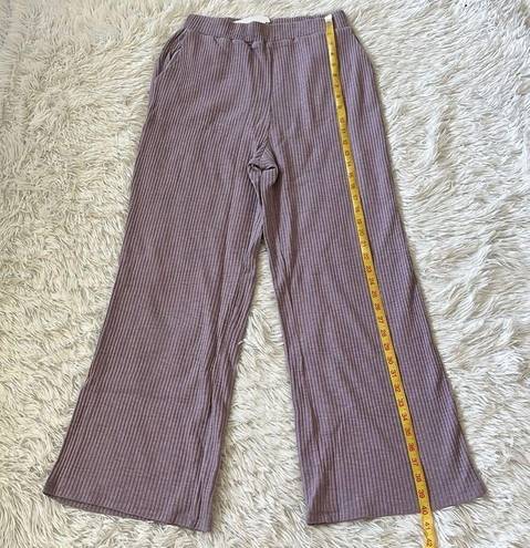 Free The Roses  Pants Rib Lounge wide leg  in purple size Medium