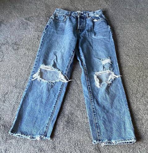 PacSun high rise straight jeans ( 26 ) Blue