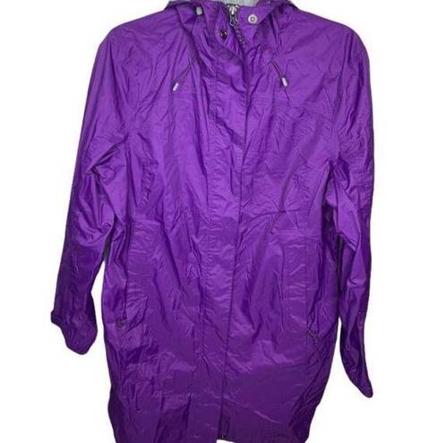 L.L.Bean  Rain Coat Purple