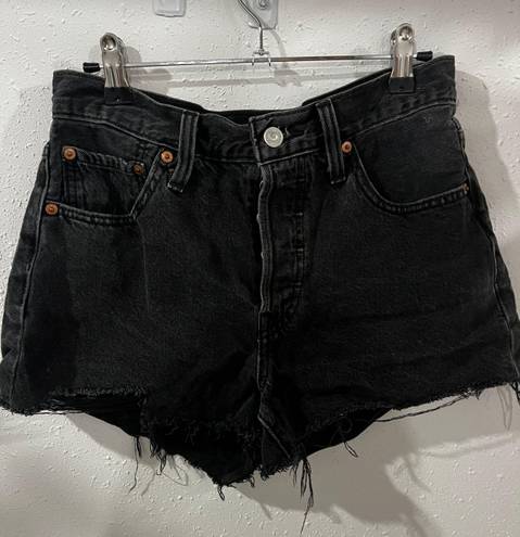 Levi’s 501 Black Denim Shorts