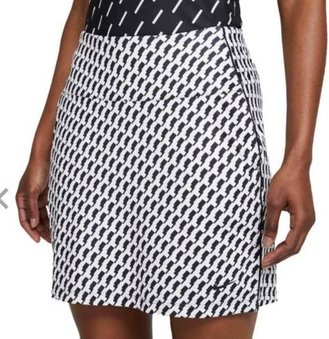 Nike  black white checkered golf skort upf 40 size XXl