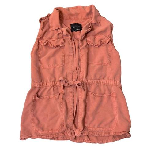 Sanctuary  burnt orange sleeveless jacket vest size M