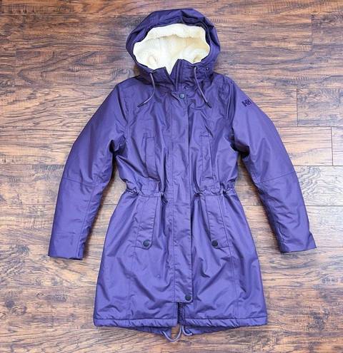 Helly Hansen  • Mayen Waterproof Parka long winter coat puffer Nightshade purple