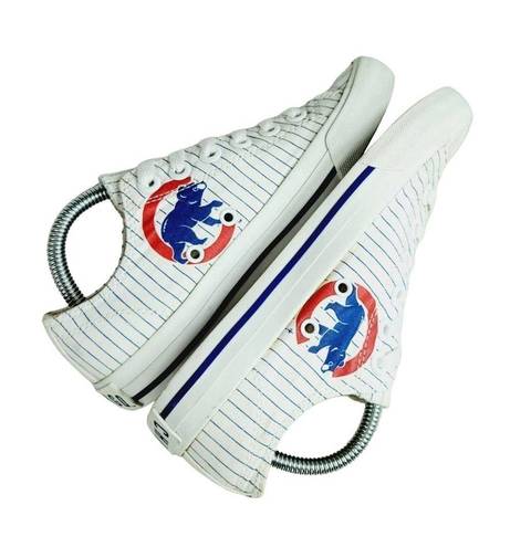 The Row  One MLB Chicago Cubs Pin Stripe Shoes White Unisex Mens 3.5 / Womens 5