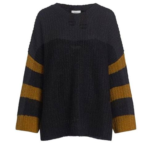 ALC Frank NEW A.L.C. Lorenzo Black Oversized Alpaca Blend Sweater