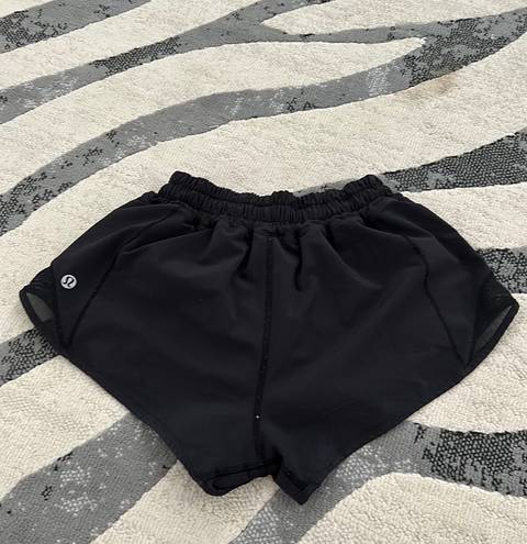 Lululemon Black Hotty Hot 2.5” Shorts