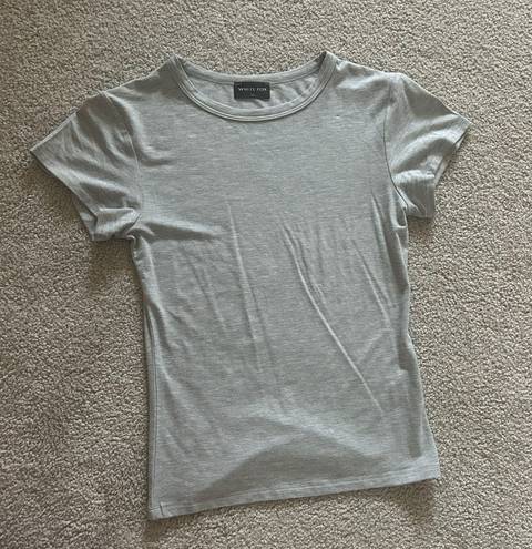 White Fox Boutique grey tee