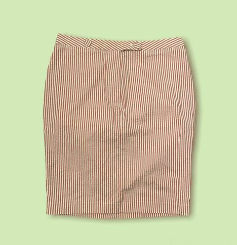 Tommy Hilfiger Striped Pink/White Golf Skirt 