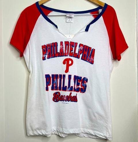 Genuine Merchandise  Philadelphia Phillies Baseball T Shirt Thin Cotton Medium