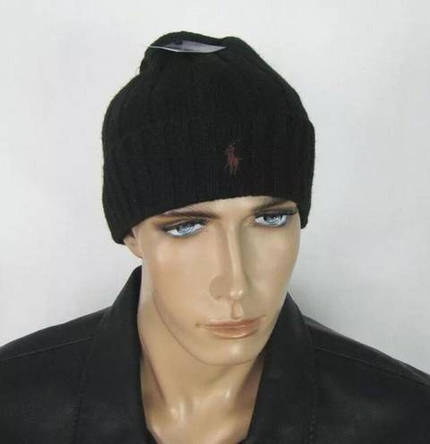 Polo Ralph Lauren black Beanie Hat One Size.