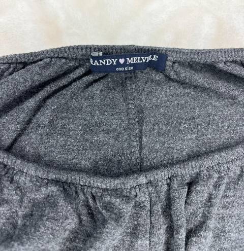 Brandy Melville Pajama Shorts Dark Grey