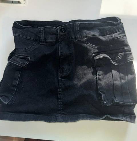 Cargo Skirt Black Size M