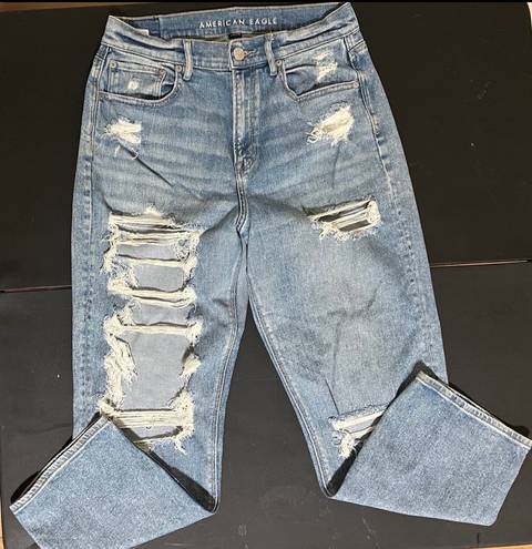 American Eagle Women’s AE Ripped High Rise Boyfriend Jeans Size 10R