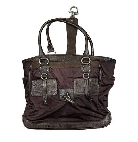 DKNY DKYN Brown HandHeld HandBag with Interior and Exterior Pockets