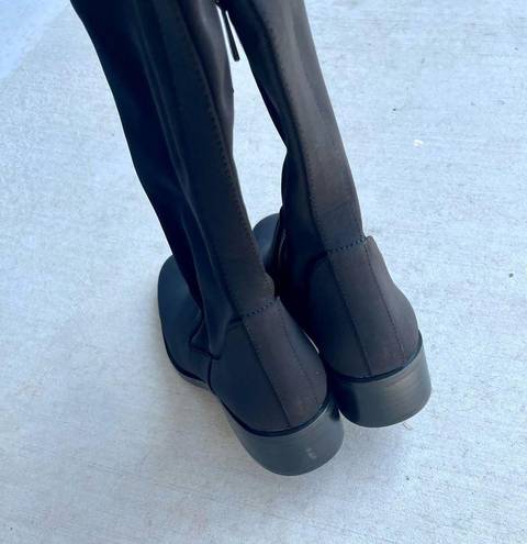 Donald Pliner Donald J Pliner Zela Stretch Crepe Knee Boots Black Size 7 NWOB