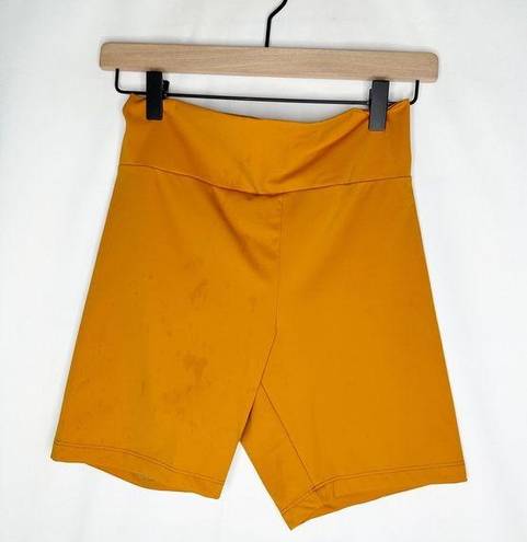 Vitamin A  Nova Biker Shorts in Yellow NWT in Large