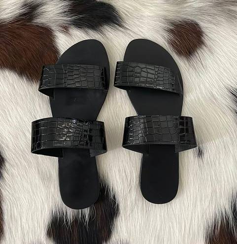 Sandals Black Size 8