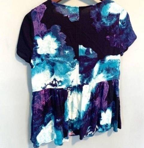 Juicy Couture 𝅺 Tie‎ Dye Peplum Top