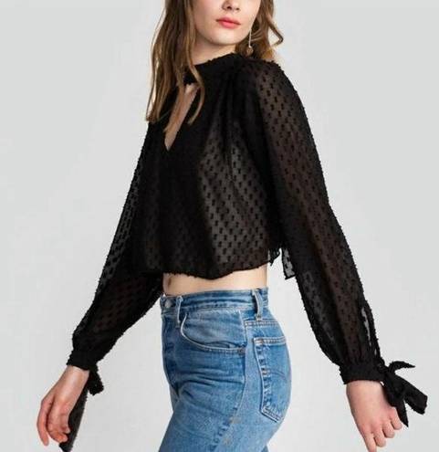 Wildfox  Miami Dot blouse small