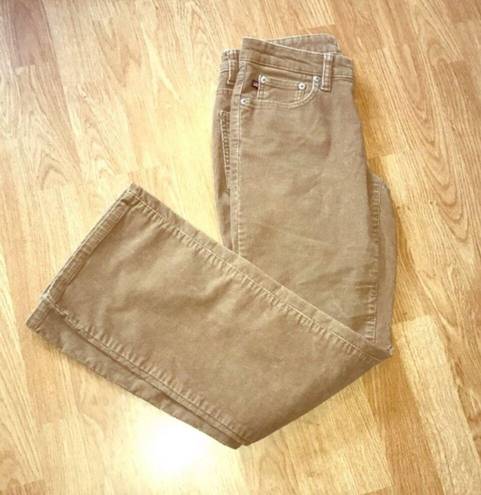 Polo  Ralph Lauren tan jeans corduroy straight size 4