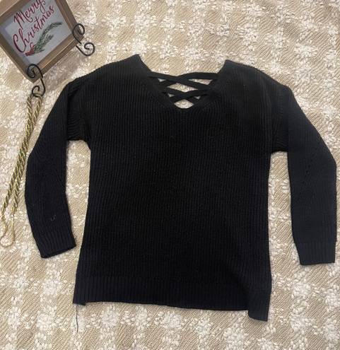 a.n.a .Long Sleeve V-Neck Sweater for Women Size L