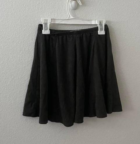 Brandy Melville greenish black flowy skirt