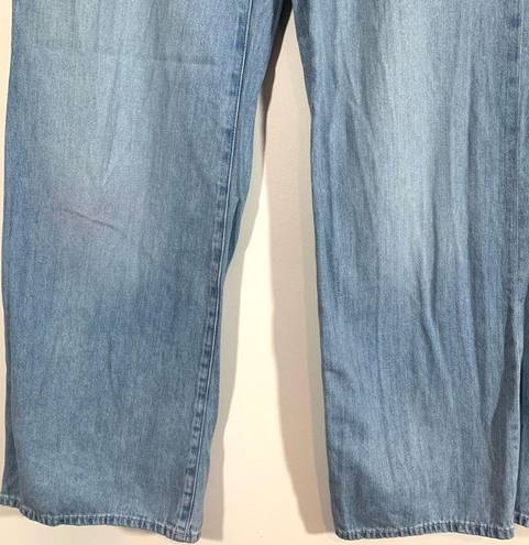 Uniqlo  Wide Flared Light Blue Jeans