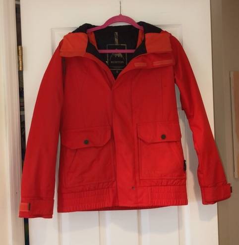 Burton Red Ski Coat 