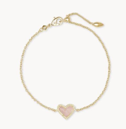 Kendra Scott Ari Heart Gold Chain Bracelet