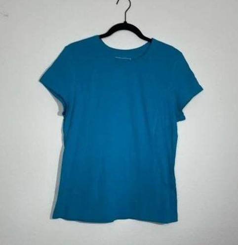 Tek Gear  Blue Slightly Fitted Scoop Neck Athletic Tee Size XL