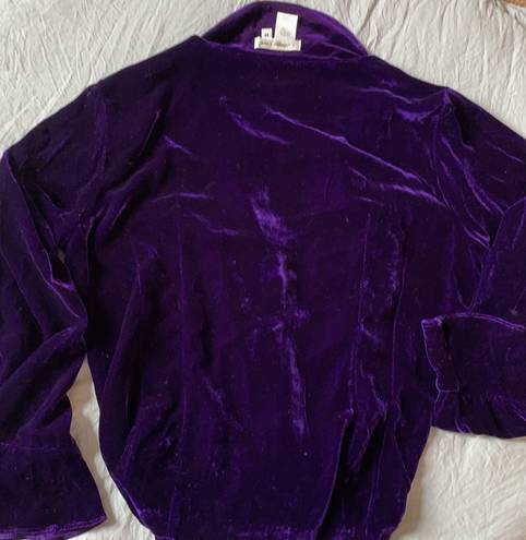 Coldwater Creek Vintage Velour Top 